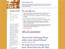 Tablet Screenshot of energysmiths.com
